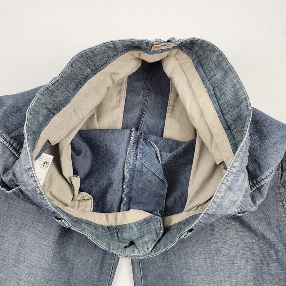 Hugo Boss Orange Jeans Mens 32R Blue Denim Straight Leg Slash Pockets - Picture 5 of 10